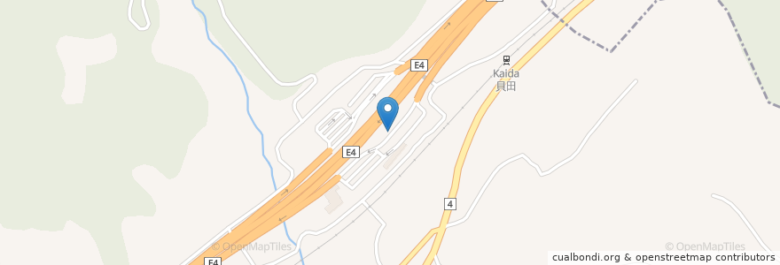 Mapa de ubicacion de モービル en Япония, Фукусима, Дате, Куними.
