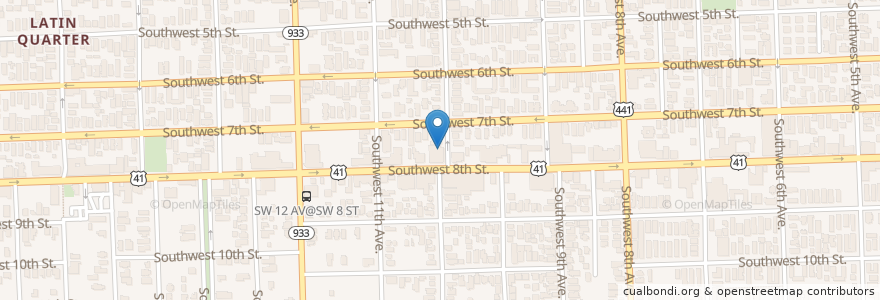 Mapa de ubicacion de La Casa Del Teatro en Amerika Syarikat, Florida, Miami-Dade County, Miami.