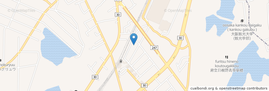 Mapa de ubicacion de 佳羅守すし半 en 日本, 大阪府, 泉佐野市.