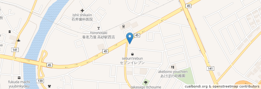 Mapa de ubicacion de 居酒屋夢の途酎 en Japão, 宮城県, 仙台市, 宮城野区.