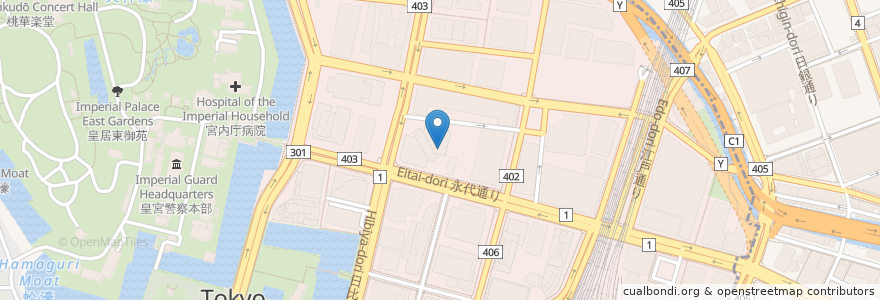Mapa de ubicacion de みずほ銀行 en Japon, Tokyo, 千代田区.