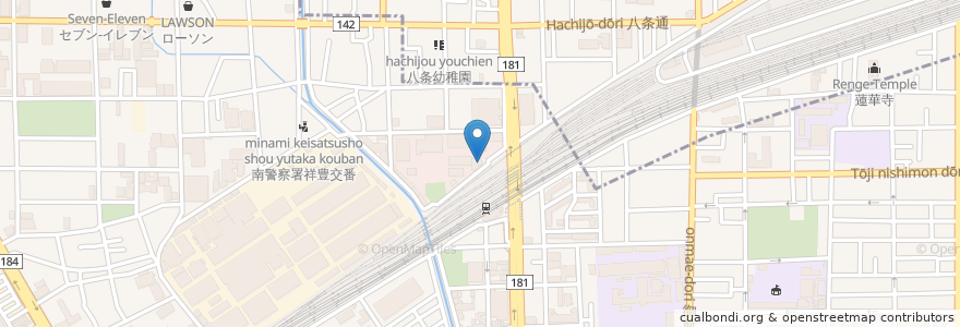 Mapa de ubicacion de 妙玄寺 en 日本, 京都府, 京都市.