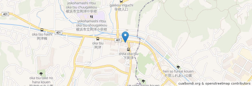 Mapa de ubicacion de 壱鵠堂 en Japan, Kanagawa Prefecture, Yokohama, Totsuka Ward.