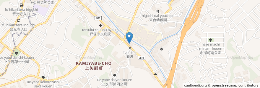 Mapa de ubicacion de 晴れやか屋 en 일본, 가나가와현, 요코하마시, 戸塚区.