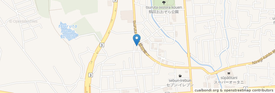 Mapa de ubicacion de 高お神社 en 日本, 栃木県, 宇都宮市.