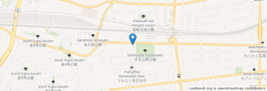 Mapa de ubicacion de woot woop en Japan, 千葉県, 我孫子市.