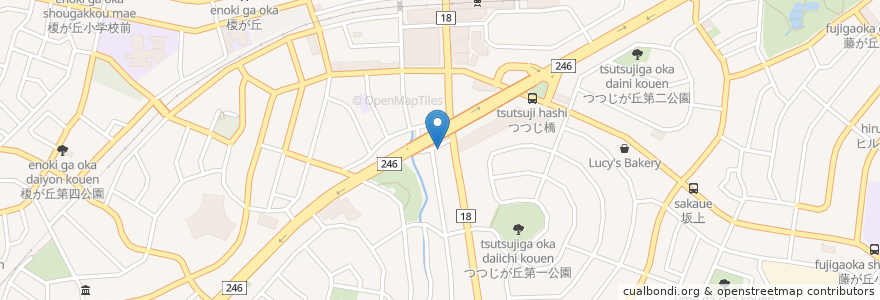 Mapa de ubicacion de カラオケステーション en اليابان, كاناغاوا, 横浜市, 青葉区.