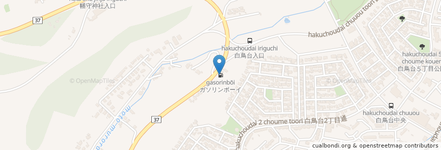Mapa de ubicacion de ガソリンボーイ en Japón, Prefectura De Hokkaidō, 胆振総合振興局, 室蘭市.