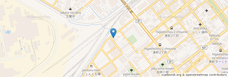 Mapa de ubicacion de ENEOS en Japan, 北海道, 胆振総合振興局, 室蘭市.