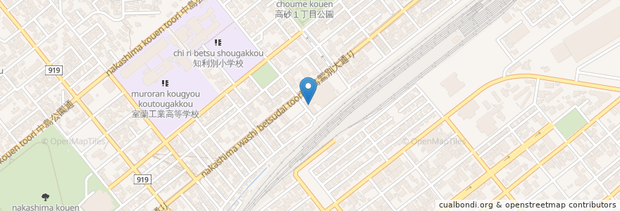 Mapa de ubicacion de セイント・ニコラス協会 en Japão, 北海道, 胆振総合振興局, 室蘭市.