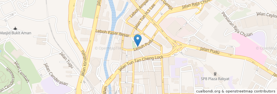 Mapa de ubicacion de Pengurup Wang Money Changer en Malasia, Selangor, Kuala Lumpur.