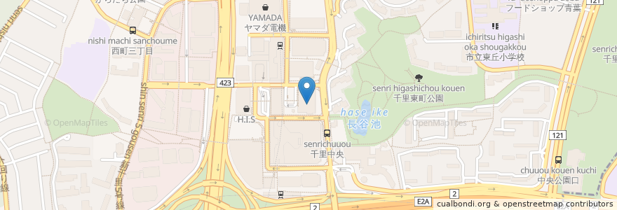 Mapa de ubicacion de SENRI ガーデンテラス en Japan, Osaka Prefecture, Toyonaka.
