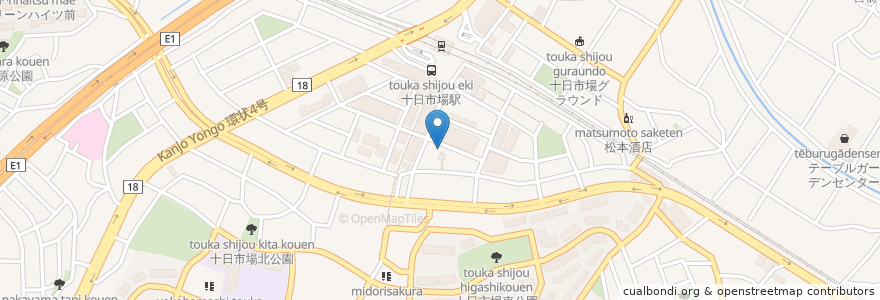 Mapa de ubicacion de GOA en Japão, 神奈川県, 横浜市, 緑区.