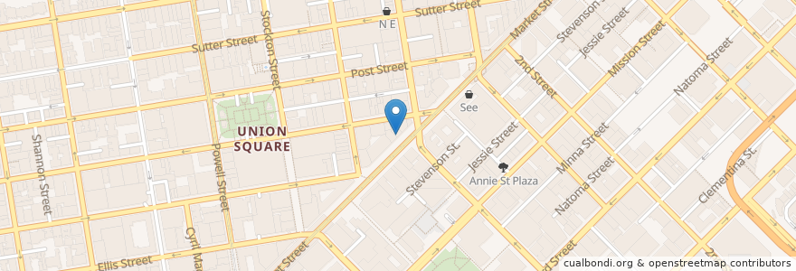Mapa de ubicacion de Walgreens en États-Unis D'Amérique, Californie, San Francisco, San Francisco.