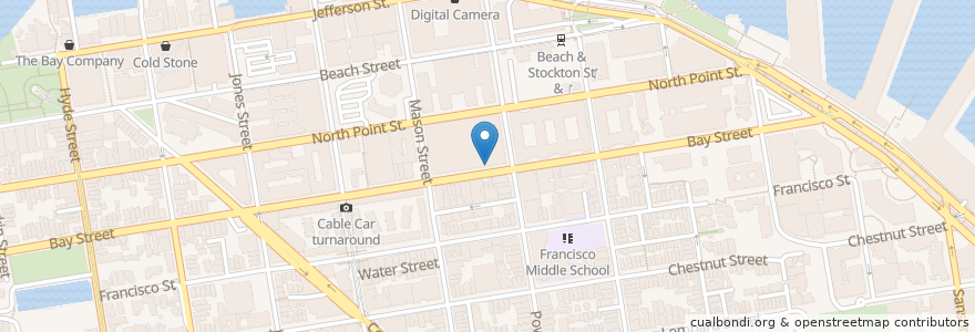 Mapa de ubicacion de Walgreens en United States, California, San Francisco City And County, San Francisco.