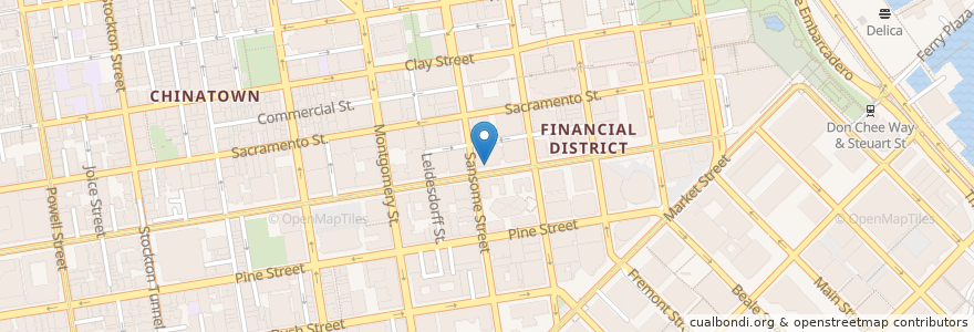 Mapa de ubicacion de Union Bank en Amerika Syarikat, California, San Francisco, San Francisco.
