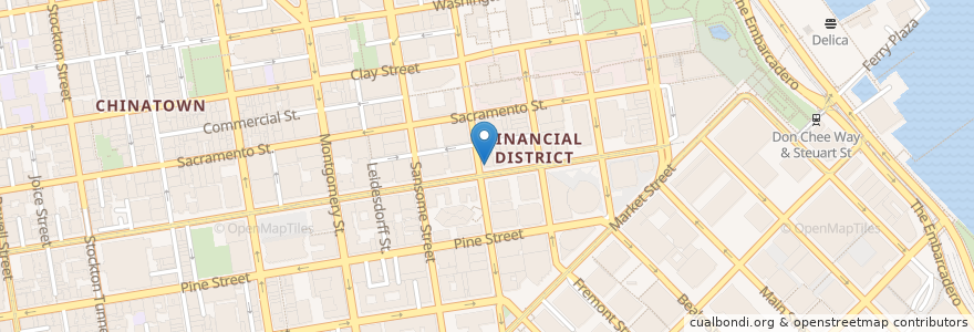 Mapa de ubicacion de City Bank en Amerika Syarikat, California, San Francisco, San Francisco.