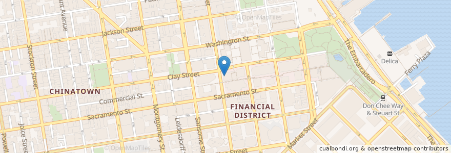 Mapa de ubicacion de City Bank en United States, California, San Francisco City And County, San Francisco.