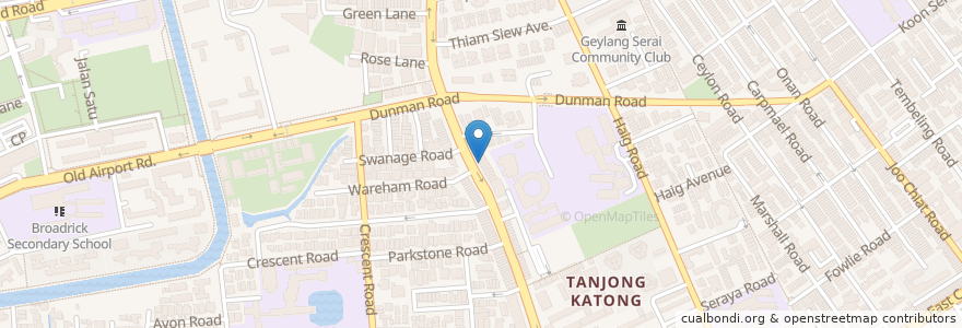 Mapa de ubicacion de Vincent's Dental Surgery en シンガポール, Southeast.