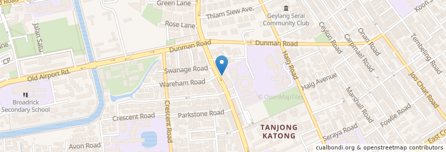 Mapa de ubicacion de Pizza Hut en Сингапур, Southeast.