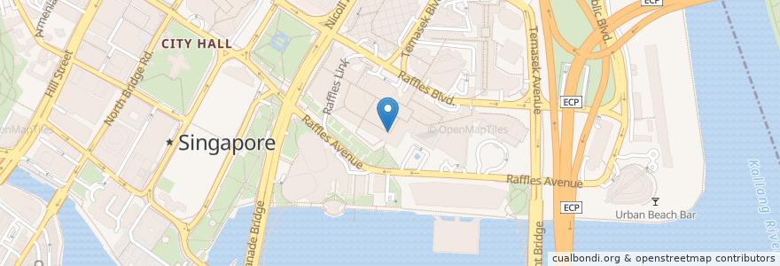 Mapa de ubicacion de Cookhouse en Singapura, Central.