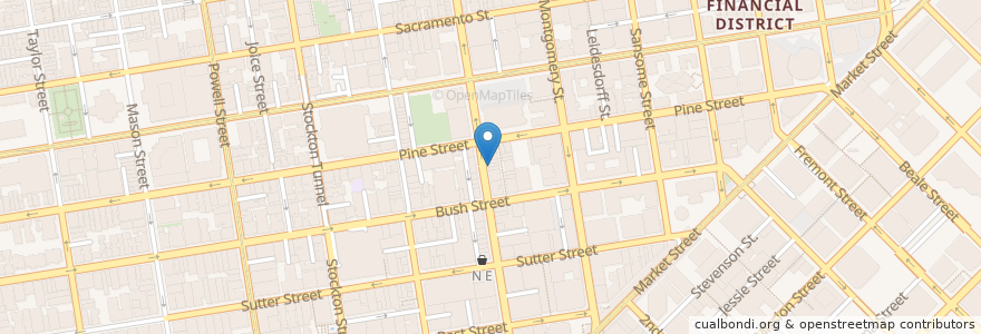 Mapa de ubicacion de Tenmatsu Grab and Co. en Vereinigte Staaten Von Amerika, Kalifornien, San Francisco, San Francisco.