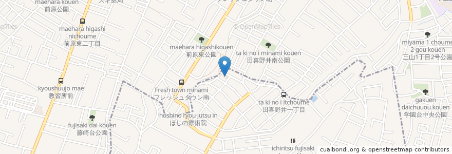 Mapa de ubicacion de 石原医院 en Jepun, 千葉県, 船橋市.