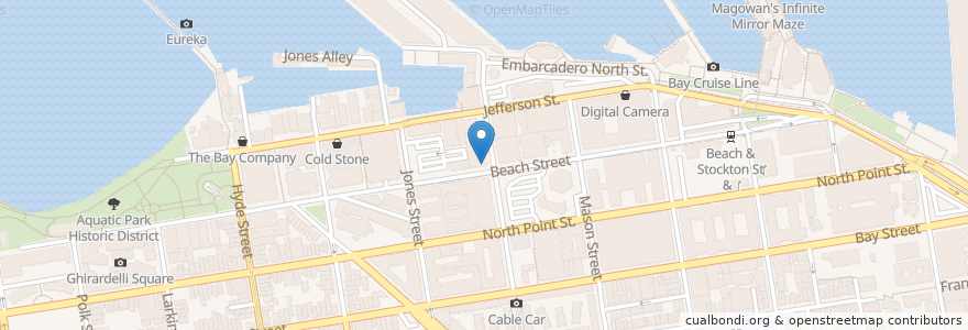 Mapa de ubicacion de Darren's Cafe en United States, California, San Francisco City And County, San Francisco.
