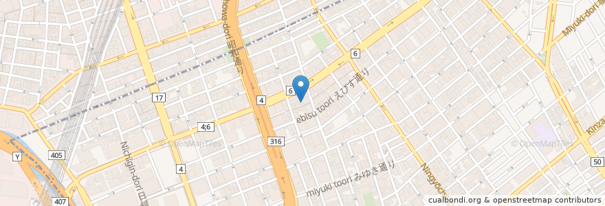 Mapa de ubicacion de 小倉庵本店 en Japão, Tóquio, 千代田区, 中央区.