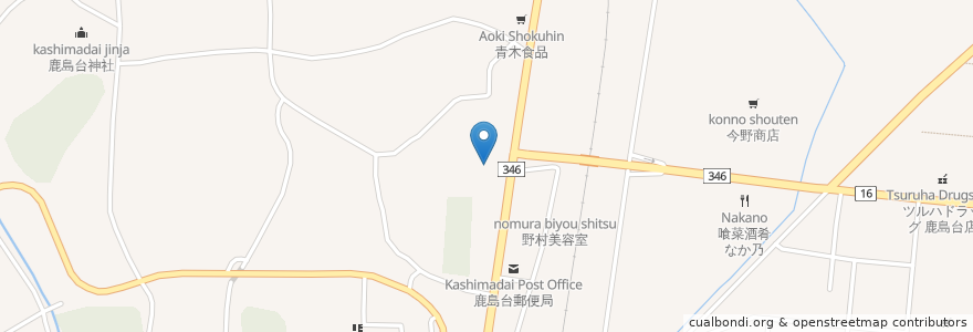 Mapa de ubicacion de 大崎市立鹿島台小学校 en Giappone, 宮城県, 大崎市.