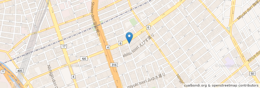 Mapa de ubicacion de 鮨処 膳 en Japon, Tokyo, 千代田区, 中央区.