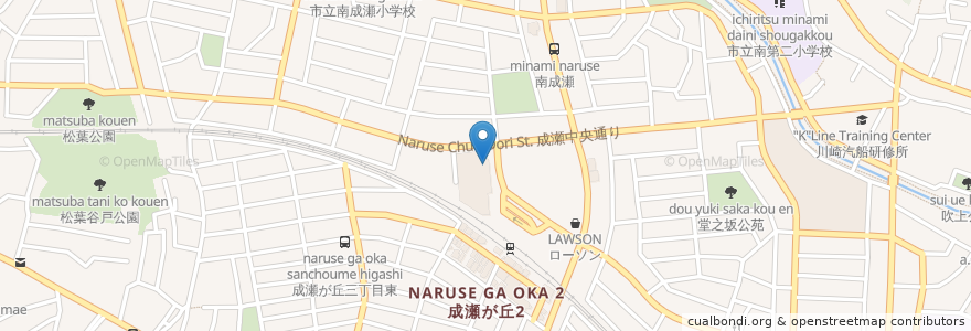 Mapa de ubicacion de 日高屋 en Jepun, 東京都, 町田市.