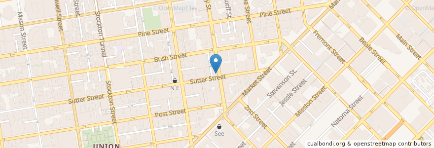 Mapa de ubicacion de Chase en Amerika Syarikat, California, San Francisco, San Francisco.