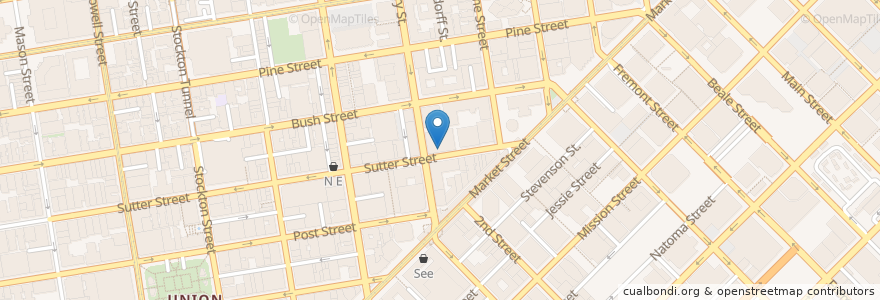 Mapa de ubicacion de City National Bank en アメリカ合衆国, カリフォルニア州, サンフランシスコ, San Francisco.