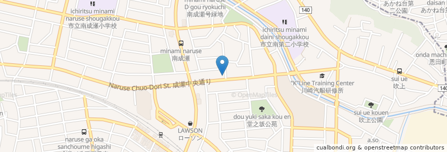 Mapa de ubicacion de いくどん en 日本, 東京都, 町田市.