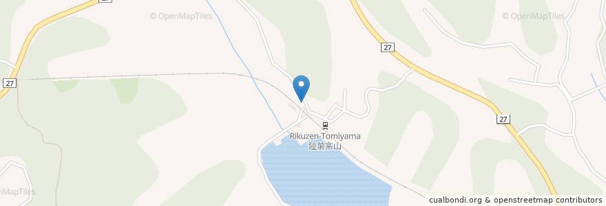 Mapa de ubicacion de 富山簡易郵便局 en Giappone, 宮城県, 宮城郡, 松島町.