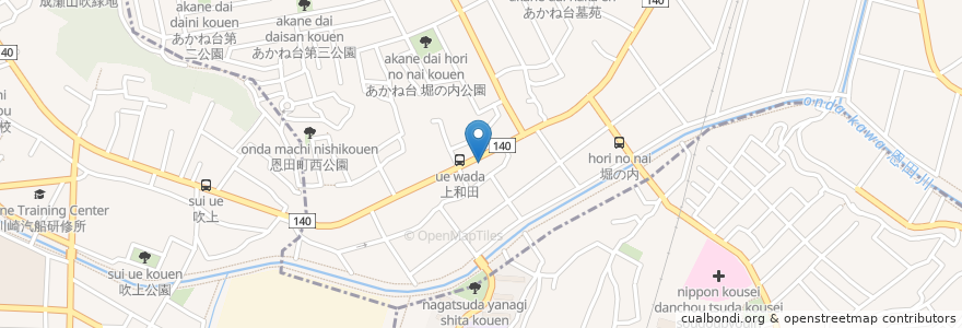Mapa de ubicacion de 青葉消防団 第三分団第３班 en 일본, 가나가와현, 요코하마시, 青葉区.