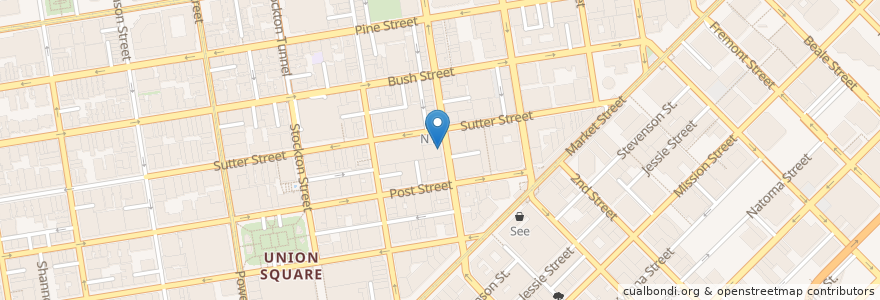 Mapa de ubicacion de Walgreens en Amerika Syarikat, California, San Francisco, San Francisco.