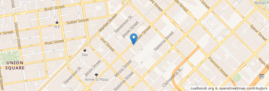 Mapa de ubicacion de Chase en Amerika Birleşik Devletleri, Kaliforniya, San Francisco, San Francisco.