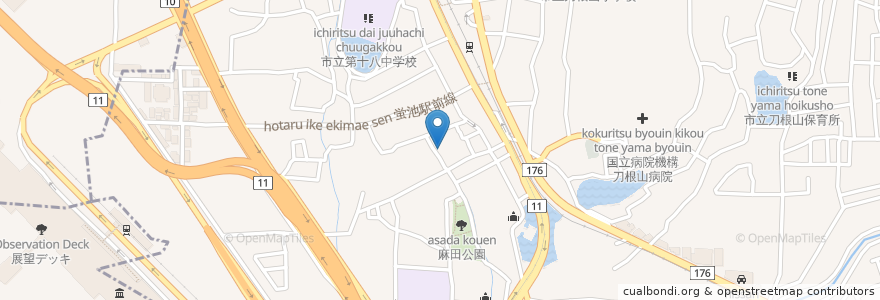 Mapa de ubicacion de 長寿寺 en ژاپن, 大阪府, 豊中市.