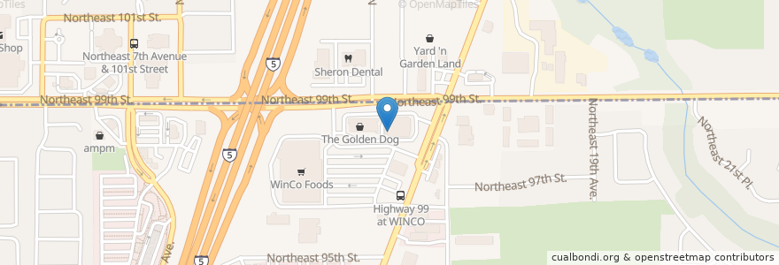 Mapa de ubicacion de Walgreens en 미국, 워싱턴, Clark County, Hazel Dell.