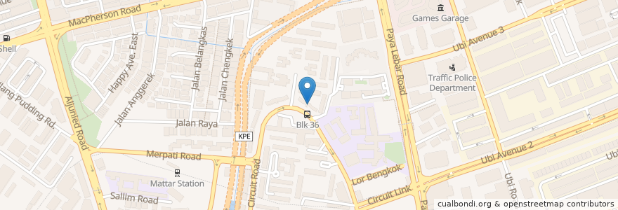Mapa de ubicacion de Heong Hock Cafe en Сингапур, Southeast.
