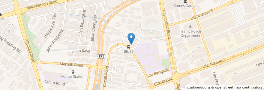 Mapa de ubicacion de AXS en Singapore, Southeast.