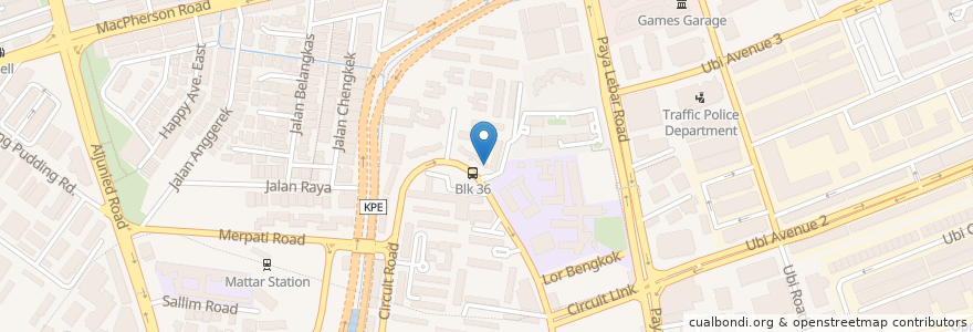 Mapa de ubicacion de Ang Liang Medical Hall en Singapore, Southeast.
