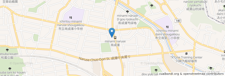 Mapa de ubicacion de 星乃珈琲店 en Japón, Tokio, Machida.