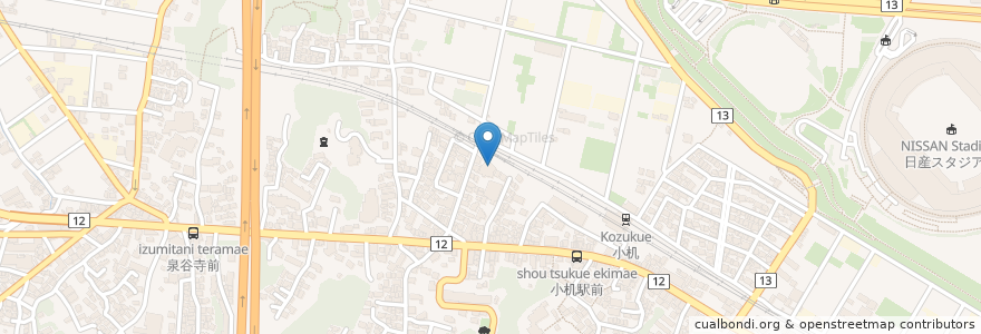 Mapa de ubicacion de よしかた産婦人科 en 日本, 神奈川県, 横浜市, 港北区.