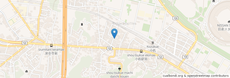 Mapa de ubicacion de 居酒屋おかめ en Jepun, 神奈川県, 横浜市, 港北区.