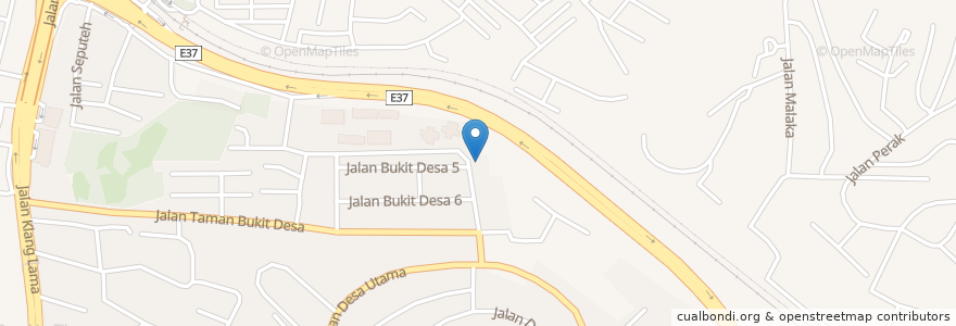 Mapa de ubicacion de Tadika Genius Riang en Malezya, Selangor, Kuala Lumpur.