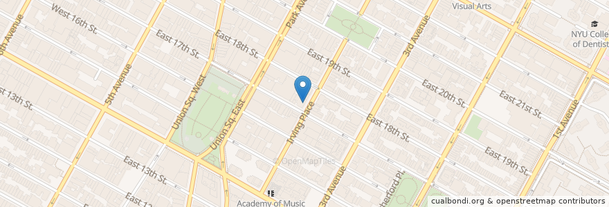 Mapa de ubicacion de Pierre Loti en アメリカ合衆国, ニューヨーク州, New York, New York County, Manhattan, Manhattan Community Board 5.