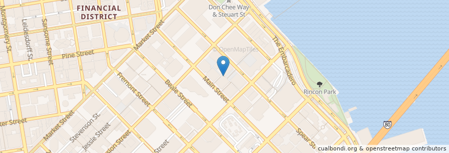 Mapa de ubicacion de Tokyo Express en 美利坚合众国/美利堅合眾國, 加利福尼亚州/加利福尼亞州, 旧金山市县/三藩市市縣/舊金山市郡, 旧金山.